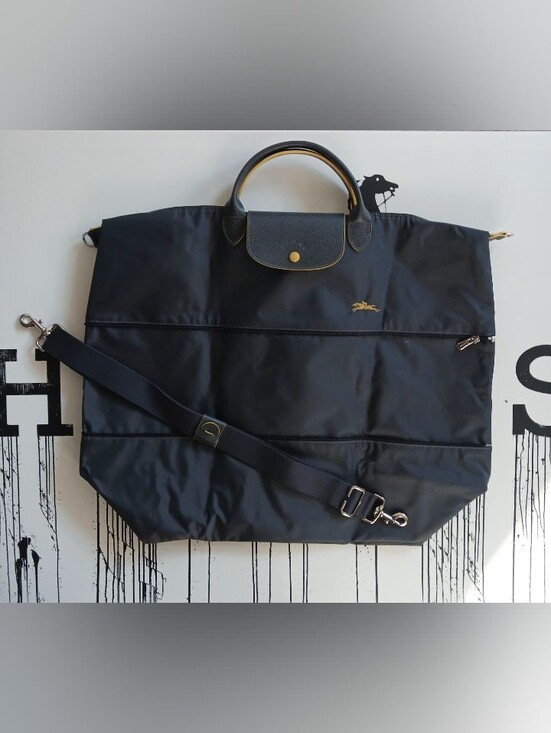 Longchamp Other - Longchamp Le Pliage Extensible -Modele Depose Gray Travel, Tote Bag
